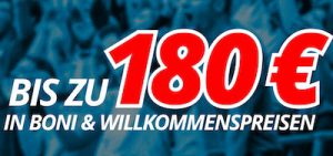 Sportingbet 180€ Bonus