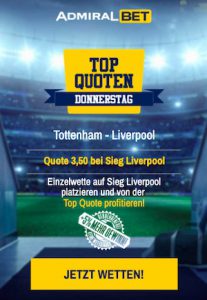 Admiralbet Liverpool Tottenham Boost 28.01.2021