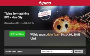 Tipico Tormaschine Champions League