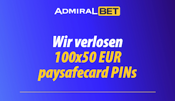 Admiralbet Paysafecard Pins