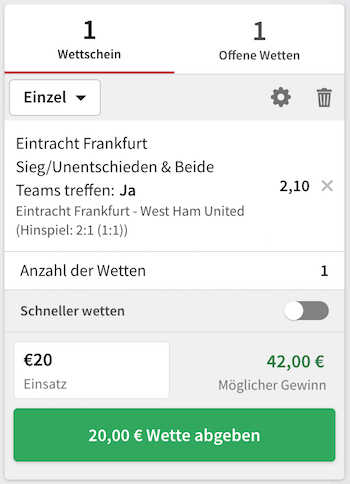 tipico frankfurt quote