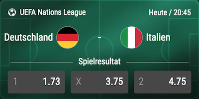 Deutschland Italien Bwin Quoten